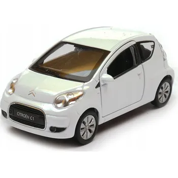 autíčko WELLY CITROEN C1 BÍLÝ 1:34 NOVÝ KOVOVÝ MODEL 43614