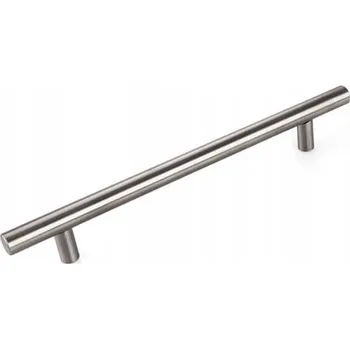 Nábytkové kování NÁBYTKOVÁ ÚCHYTKA RELING INOX KOVOVÁ UM-150 D-480/539 G8 NIKL KARTÁČOVANÝ