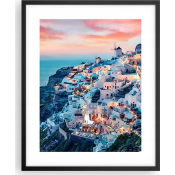 Obraz Obraz plakát na zeď v černém rámu 40x50 krajina plakáty do obývacího pokoje