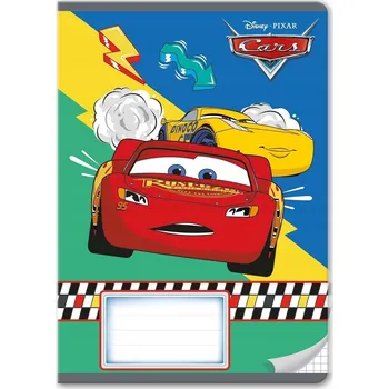 Sešit Sešit A5 s linkami Cars Beniamin, 16 listů
