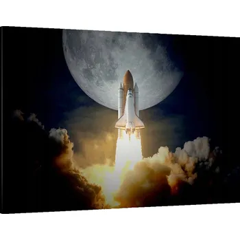 Obraz Velký obraz do obýváku 120x80 měsíc moderní fotoobraz na plátně obrazy