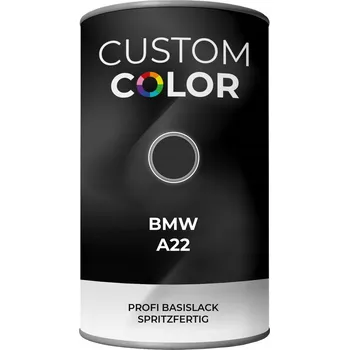 Lak na dřevo Lak Základní Barvy BMW A22 SPARKLING GRAPHITE (Grafitově Jiskřivá) 1L - Míchání na Zakázku