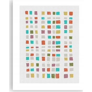 Obraz Bezrámový Plakát 40x50cm Pastelové čtverce Minimalismus Nástěnný obraz ARTTOR Moderní obraz do obývacího pokoje Obraz do ložnice Fotoobraz Plakáty na zeď Fotoobrazy Umělecký tisk Nástěnná Nástěnná dekorace Plakát Vertikální Módní Industriální Minimalistic