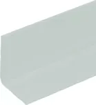 Šedá plastová PVC soklová lišta F208 - délka 40 m, šířka 3 cm, výška 3 cm
