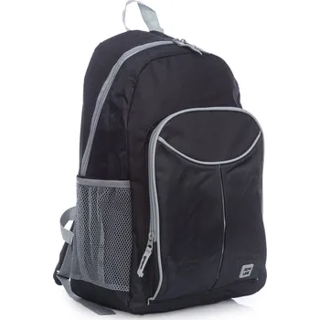Městský batoh Jednokomorový černý školní batoh Semi Line
