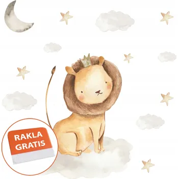 Samolepící dekorace Samolepka na stěnu zvířátka pro děti 100x95 cm