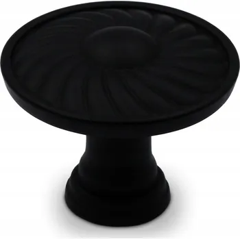Nábytkové kování NÁBYTEK KNOFLÍK ÚCHYT ČERNÝ KNOFLÍK NA NÁBYTEK KNOFLÍK PRO SKŘÍŇKU ZÁSUVKY RETRO