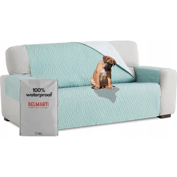 Přehoz na lůžko Potah na pohovku (kanape) Belmarti modrý