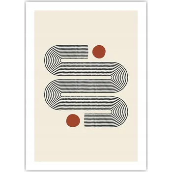 Obraz Plakát bez rámu do obýváku ložnice 50x70 abstrakce moderní módní obraz