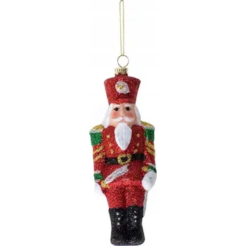 Přívěsek Přívěsek voják červený se šavlí - 15 cm - vánoční koule