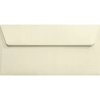 Obálka Žebrované obálky DL Aster Laid krémové 5 ks