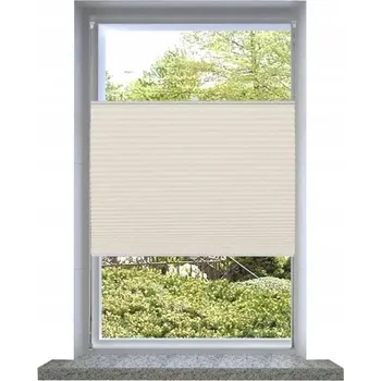 Prostěradlo PLISSEE Roleta plisé plisé žaluzie BÉŽOVÁ 80x130 cm