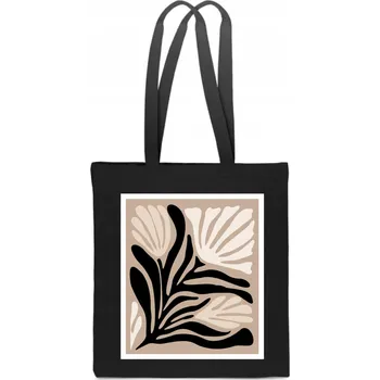 Nákupní taška Nákupní taška PoStar černá bavlna