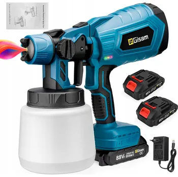 Stříkací pistole Stříkací pistole 1000 ml Airbrush Home DIY Paint Tool 2 Battery