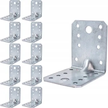 Úhloměr Tesařský úhelník s prolisem - 70x70x55x2,5 mm - 50 kusů