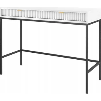 Toaletní stolek Toaletní Stolek Piaski bílý, černý matný 104 x 78 x 50 cm