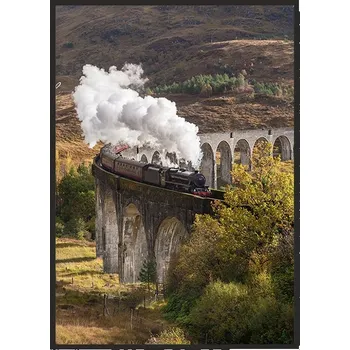 Obraz OBRAZ PLAKÁT V RÁMU 33x43 cm Vlak P1477