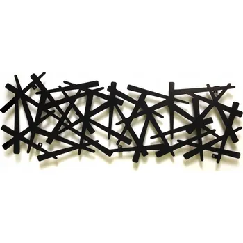 Věšák Šatní ramínko kovový Decolicious černý