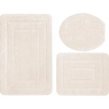 Koupelnová předložka Koupelnová předložka 3-dílná ALOR Euromat měkká béžová