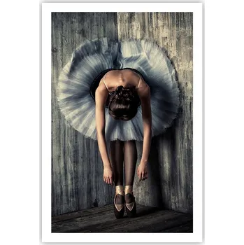 Obraz Obraz plakát do obýváku ložnice 61x91 baletka plakáty na zeď bez rámu