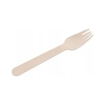 Příbor Dřevěné vidličky/ekologické na jedno použití příbory 100 ks