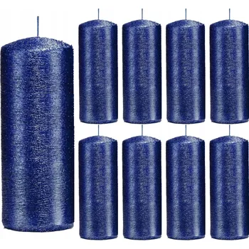 Svíčka Tradiční parafínová svíčka bez vůně Drobo 9 ks