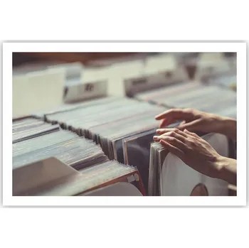 Obraz Obraz plakát do obýváku, ložnice 91x61 hudební deska foto na zeď bez rámu