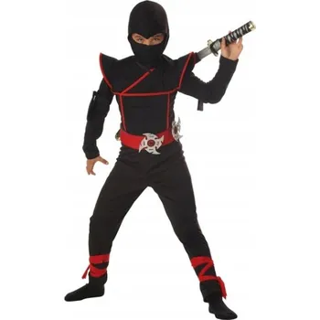 Karnevalový kostým Kostým Ninja Drak Bojovník Ninjago Černý 120-130 cm