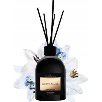 Osvěžovač vzduchu Vůně do domu difuzér bílé pižmo až na 90 dní tyčinky osvěžovač 250 ml