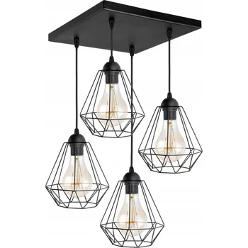 Závěsné svítidlo Fibram Lighting EDISON 4-bodové světlo E27