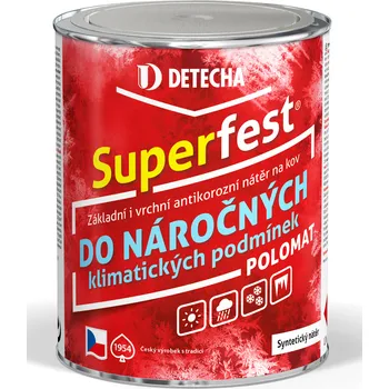 barva na kov Detecha, chemické výrobní družstvo Detecha Superfest Varianta: Detecha Superfest hnědý 0,8 kg