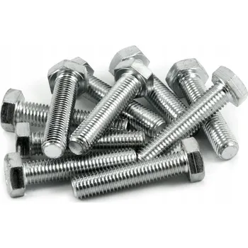 Šroub Šroub M20x50 šestihranný s hlavou DIN 933 pozink, klíč KL 8.8 - 1 kg