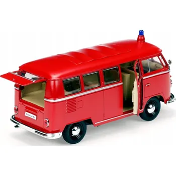 autíčko WELLY '63 VW VOLKSWAGEN TRANSPORTER T1 OKURKA 1:24