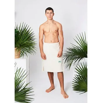 Prostěradlo Froté kilt na zavazování OEKO-TEX Standard YEYE Made in Nature Ecru M