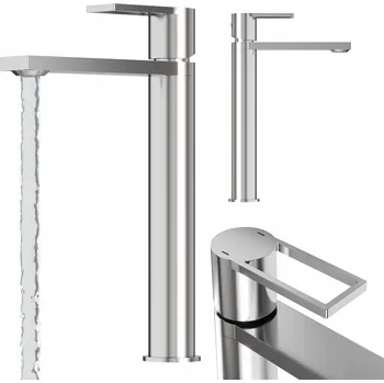 Vodovodní baterie Stojánková umyvadlová baterie Granitan ARMA stříbrná