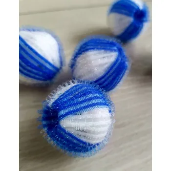 Praní a péče o prádlo Koule do praní proti žmolkům do pračky, tmavě modrá barva, 6 ks