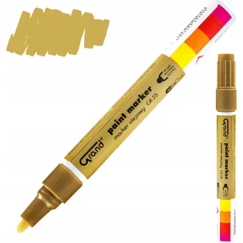 MARKER ZŁOTY VODĚODOLNÉ OLEJOVÉ FIXY FIX KULATÝ FIXY