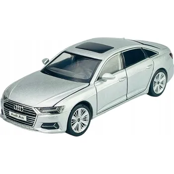 autíčko TAYUMO AUDI A6 C8 STŘÍBRNÝ 1:32 NOVÝ KOVOVÝ MODEL 32140015