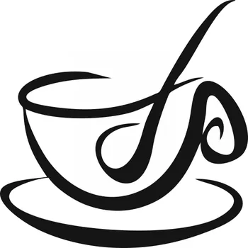 Samolepící dekorace Samolepka na stěnu Drukart černá 35x35 cm