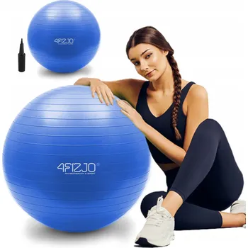 Rehabilitační Gymnastický míč s pumpou ABS 65 4Fizjo modrý