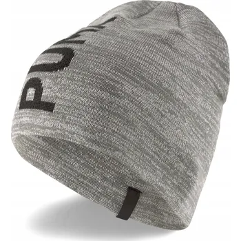 Čepice Puma zimní čepice beanie šedá, univerzální velikost