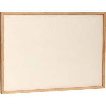 Lampička HÜBSCH koláž z pinboardu velká, 50 x 70 cm, plátno, dřevo světlé dřevo, přírodní barva - Doprava zdarma