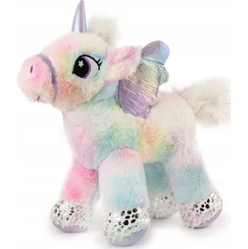 plyšák PLYŠÁK PLYŠÁK JEDNOROŽEC VELKÝ 35 CM S FLITRY