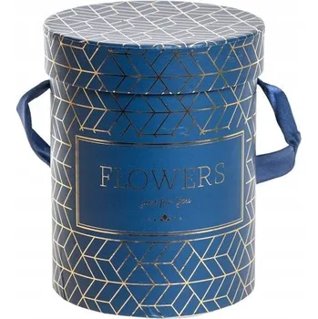 Úložný box Krabice s víkem v odstínech modré