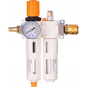 Příslušenství ke kompresoru Reduktor, filtr, odlučovač, přimazávač 1/4" 40m 16 bar rychlospojky RQS RECTUS