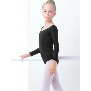 Body GET SPART Gymnastický dres na balet 140 cm Černá