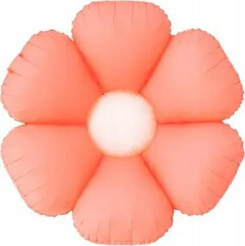 Balónek Fóliový balónek KVĚTINA sedmikráska růžový pastelový 72x60 cm