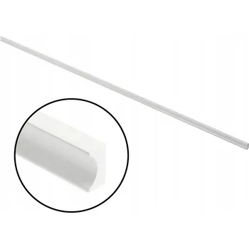 Nábytkové kování NÁBYTKOVÁ ÚCHYTKA NA SKŘÍŇ DLOUHÁ GROOVE LONG GTV BÍLÁ MATNÁ 120CM 1200MM