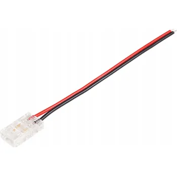 LED páska LED konektor PRO B 2PIN 8mm pro jednobarevné pásky, jednostranný s kabelem MINI