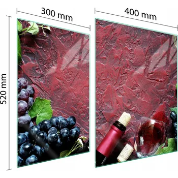 Obraz Krájecí deska TMK ArtDeko sklo 2 ks